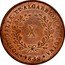 Portugal 10 Reis (X) 1839 KM# 409 Kingdom Milled coinage PORTUGALIAE ET ALGARBIORUM REGINA 1838 X coin reverse