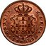 Portugal 10 Reis (X) 1841 KM# 481 Kingdom Decimal coinage MARIA II DEI GRATIA coin obverse