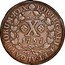 Portugal 10 Reis (X) Jose I 1757 KM# 243.1 PORTUGALIÆ ET ALGARBIORUM REX X 1752 coin reverse