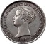 Portugal 100 Reis 1843 KM# 473 Kingdom Decimal coinage MARIA II PORTUG ET ALGARB REGINA coin obverse