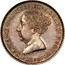 Portugal 100 Reis 1853 KM# 488 Kingdom Decimal coinage MARIA II PORTUG ET ALGARB REGINA 1853 coin obverse