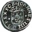 Portugal 100 Reis Joao IV 1640 KM# 44 IOANNES.IIII DG.REX.POR coin obverse