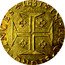Portugal 1000 Reis Pedro II 1683 KM# 146 1683 IN HOC SIGNO VINCES coin reverse