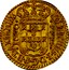 Portugal 1000 Reis Quartinho Jose I 1752 KM# 249.2 1000 IOSEPHUS D D PORT ET ALG REX coin obverse