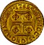 Portugal 1000 Reis Quartinho Jose I 1752 KM# 249.2 IN HOC SIGNO VINCES 1752 coin reverse