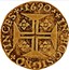 Portugal 1000 Reis Pedro II 1690 KM# 155 IN *HOC * SIGNO * VINCES coin reverse