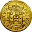 Portugal 1000 Reis Pedro Prince Regent 1679 KM# 115 PETRVS D G P PORTVG coin obverse