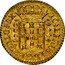 Portugal 1000 Reis (Quartinho. 1200 Reis) 1752 KM# 249.1 Kingdom Milled coinage 1000 IOANNES V D G P ET ALG REX coin obverse