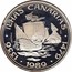 Portugal 100$00 Discovery of the Canary Islands 1989 KM# 646a ILHAS CANARIAS 1336-1479 1989 coin reverse