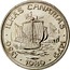 Portugal 100$00 Discovery of the Canary Islands 1989 KM# 646 1336 ILHAS CANARIAS 1479 S. MACHADO INCM 1989 coin reverse