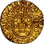 Portugal 1100 Reis (1/4 Moeda) Pedro Prince Regent 1668 KM# 87 PETRVS D G PORTVGALIÆ 1100 coin obverse