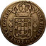 Portugal 120 Reis (6 Vintens) ND KM# 239.1 Kingdom Milled coinage JOSEPHUS I D G PORT ET ALG REX coin obverse