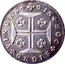 Portugal 120 Reis (6 Vintens) ND KM# 353 Kingdom Milled coinage IN HOC SIGNO VINCES coin reverse