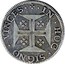 Portugal 120 Reis (6 Vintens) Pedro II ND KM# 143 IN.HOC.SIGNO.VINCES coin reverse