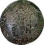 Portugal 120 Reis João IV Countermark issue ND KM# 429.2 coin obverse