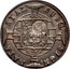 Portugal 1200 Reis ND R KM# 29.5 Portuguese Administration Countermarked coinage (1887 Decree) SUBQ SIGN NATA STAB coin obverse