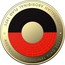 Australia 2 Dollars (50th Anniversary of the Aboriginal Flag) AUSTRALIAN ABORIGINAL FLAG 1971 AUSTRALIAN ABORIGINAL FLAG 2021 coin reverse