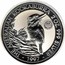 Australia 2 Dollars Kookaburra. Crown 1937 privy mark 1997 Proof KM# 319.1 THE AUSTRALIAN KOOKABURRA 2 OZ. 999 SILVER 1997 coin reverse