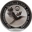 Australia 2 Dollars Kookaburra. Hague Coat of Arms Privy Mark 1996 Proof KM# 290 THE AUSTRALIAN KOOKABURRA 2 OZ. 999 SILVER 1996 coin reverse