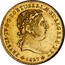 Portugal 2 Escudos 1827 KM# 379 Kingdom Milled coinage PETRUS IV D G PORTUGALIAE ET ALGARB REX 1827 coin obverse