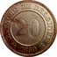 Belgium 20 Centimes Leopold I Pattern 1860 Pattern ROYAUME DE BELGIQUE 20 1860 coin obverse