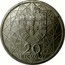 Portugal 20 Escudos Salazar Bridge 1966 INCM KM# 592 20 ESCUDOS coin reverse