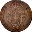 Portugal 20 Reis 1795 KM# 3 Prortuguese Administration Provincial coinage MARIA I DEI GRATIA coin obverse