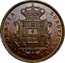Portugal 20 Reis (XX) 1874 KM# 515 Kingdom Decimal coinage LUDOVICUS I DEI GRATIA coin obverse