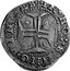 Portugal 200 Reis (1/2 Cruzado) Afonso VI ND KM# 77 IN · HOC · SIGNO · VINCES coin reverse