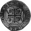 Portugal 200 Reis (1/2 Cruzado) Joao IV Porto ND KM# 50 IN HOC SIGNO VINCES PP PP coin reverse