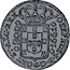 Portugal 200 Reis 1761 Error. Date 1661 KM# 247.2 Kingdom Milled coinage JOSEPHUS I D G PORT ET ALG REX 200 1661 coin obverse