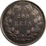 Portugal 200 Reis 1843 KM# 474 Kingdom Decimal coinage 200 REIS coin reverse