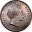 Portugal 200 Reis 1855 KM# 491 Kingdom Decimal coinage PETRUS V PORTUG ET ALGARB REX 1855 coin obverse