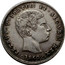 Portugal 200 Reis 1860 KM# 499 Kingdom Decimal coinage PETRUS V PORTUG ET ALGARB REX 1860 coin obverse