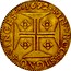 Portugal 2000 Reis (Peter II) KM# 147 IN HOC SIGNO VINCES 1692 coin reverse
