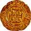 Portugal 2200 Reis Pedro Prince Regent 1668 KM# 88 IN HOC SIGNO VINCES coin reverse