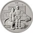 Russia 25 Rubles Selfless labour of health workers 2020 ММД  coin reverse