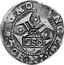 Portugal 250 Reis ND KM# 434.4 Kingdom Countermarked coinage Type III coin obverse