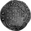 Portugal 250 Reis ND KM# 435.4 Kingdom Countermarked coinage Type IV coin reverse