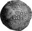 Portugal 250 Reis ND KM# 434.2 Kingdom Countermarked coinage Type III coin reverse