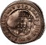 Portugal 250 Reis ND KM# 434.1 Kingdom Countermarked coinage Type III coin reverse