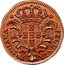 Portugal 3 Reis Jose I. Azores 1750 KM# A1 II III IOSEPHUS I D G P ET ALG REX coin obverse