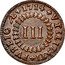 Portugal 3 Reis (III) 1714 KM# 190 Kingdom Milled coinage III 1714 VTILITATI PVBLICÆ coin reverse