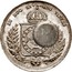 Portugal 300 Reis Countermarked issue over 200 Reis - Pedro II Brasil ND KM# 20.3 IN HOC SIG NO VINCES coin reverse
