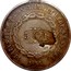Portugal 300 Reis Countermarked issue over 500 Reis - Pedro II Brazil ND KM# 20.2 PETRUS II D G CONST IMP ET PERP BRAS DEF 500 coin obverse