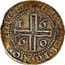 Portugal 4 Cruzados Afonso VI 1660 KM# 81 IN · HOC · SIGNO · VINCES coin reverse