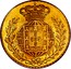 Portugal 4 Escudos (Peca) 1822 KM# 364 Kingdom Milled coinage coin reverse