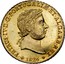 Portugal 4 Escudos (Peca) 1826 KM# 378 Kingdom Milled coinage PETRUS IV D G PORTUGALIAE ET ALGARB REX 1826 coin obverse