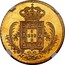 Portugal 4 Escudos (Peca) 1828 KM# 388 Kingdom Milled coinage coin reverse