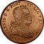 Portugal 40 Reis (Pataco) 1811 There are 5 additional edge varieties of 1811 date which are found listed in the pattern section KM# 345.1 Kingdom Milled coinage JOANNES D G PORT ET ALG P REGENS 1811 coin obverse